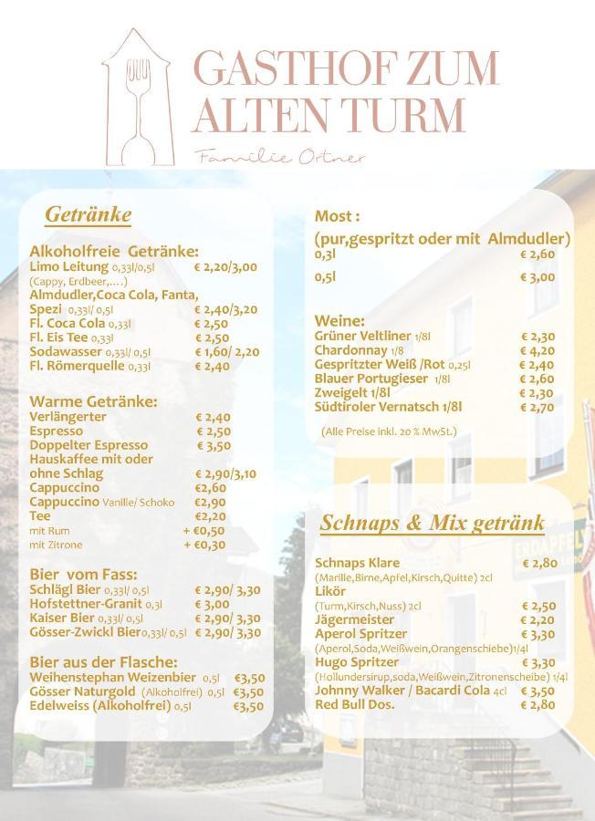Gasthof 'Zum Alten Turm' Haslach an der Mühl Εξωτερικό φωτογραφία
